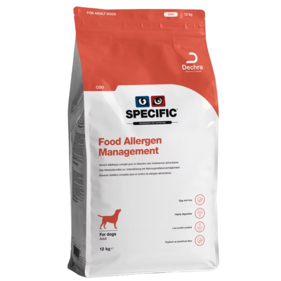 Croquettes Specific CDD Food Allergen management chien