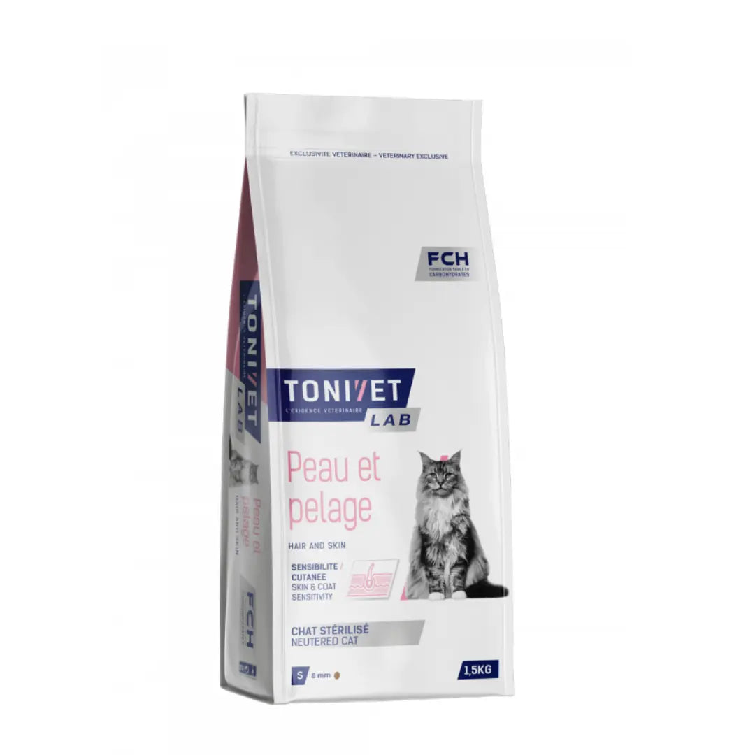 Croquettes Tonivet Chat Adulte Peau et Pelage