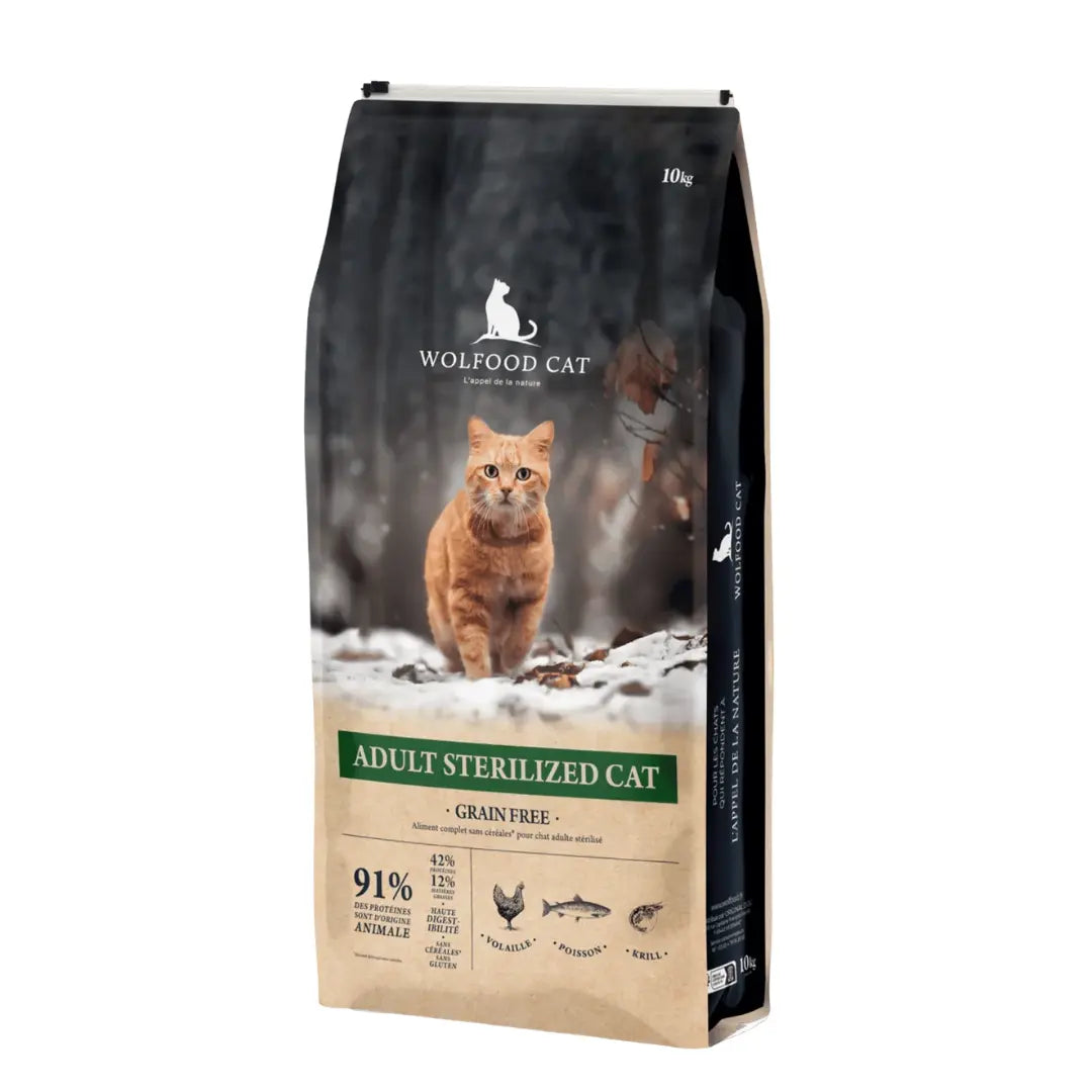 Croquettes Wolfood Adult Sterilized Cat