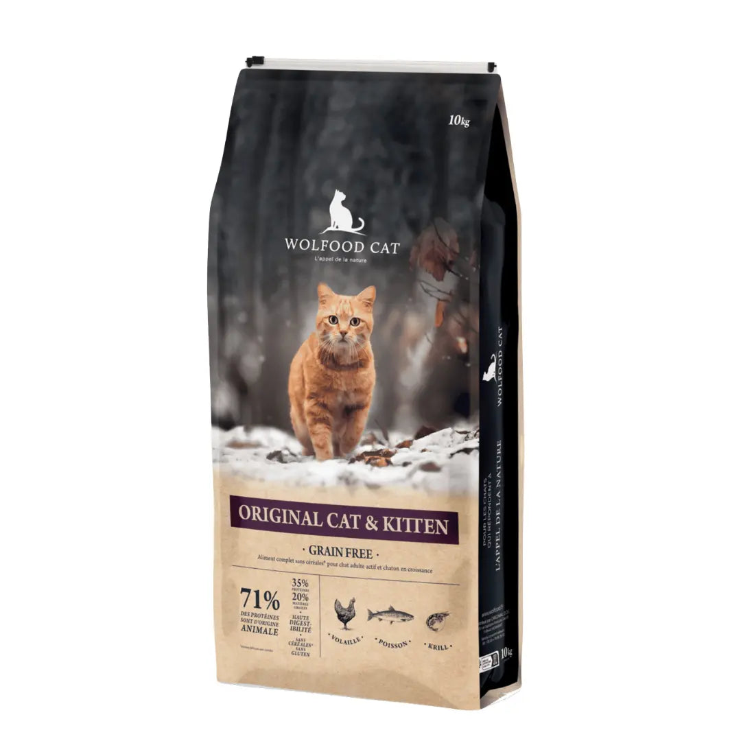 Croquettes Wolfood Original Cat & Kitten