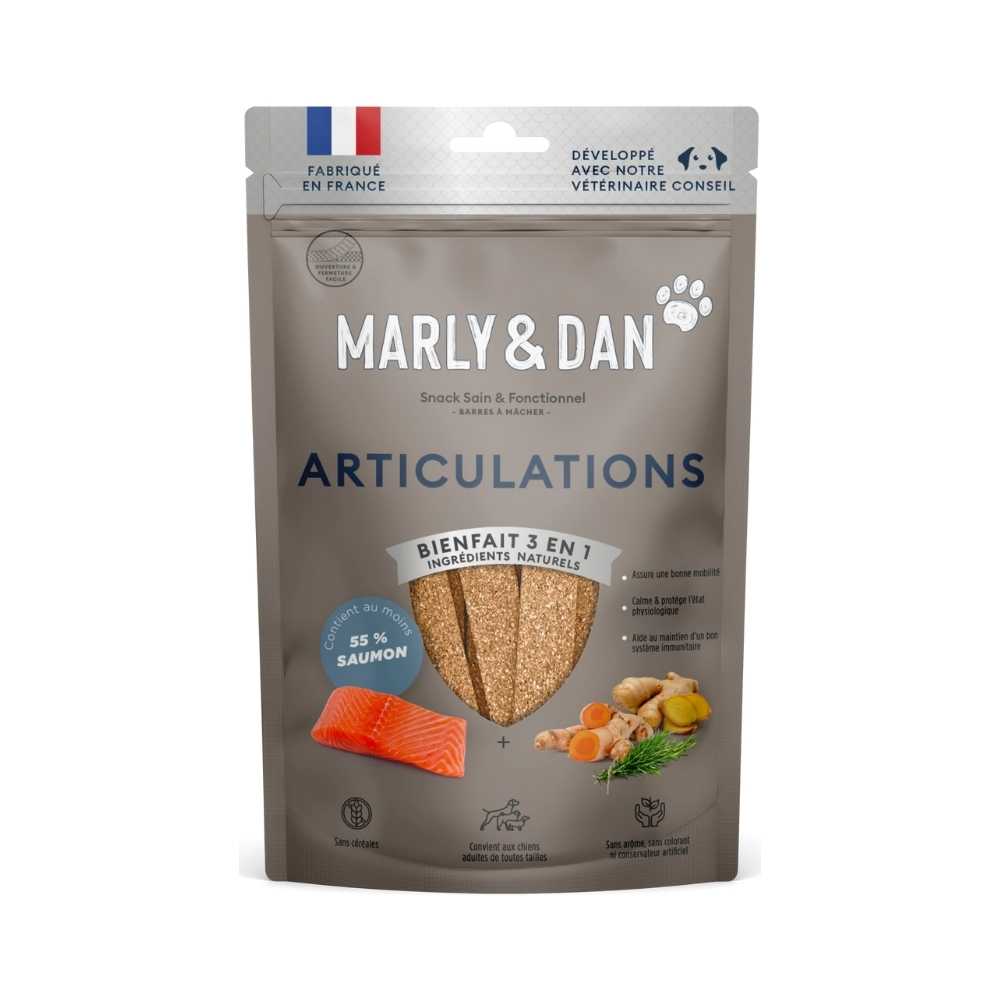 Barres à mâcher Articulations pour chien de chez Marly & Dan