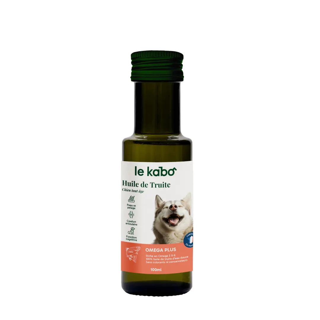 Huile de Truite Oméga Plus Le Kabo Chien
