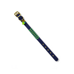 Mars & Storm Chien Collier Seattle Green fusion Bleu marine
