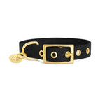 Pop Dog Collier œillets Chien Noir Badass