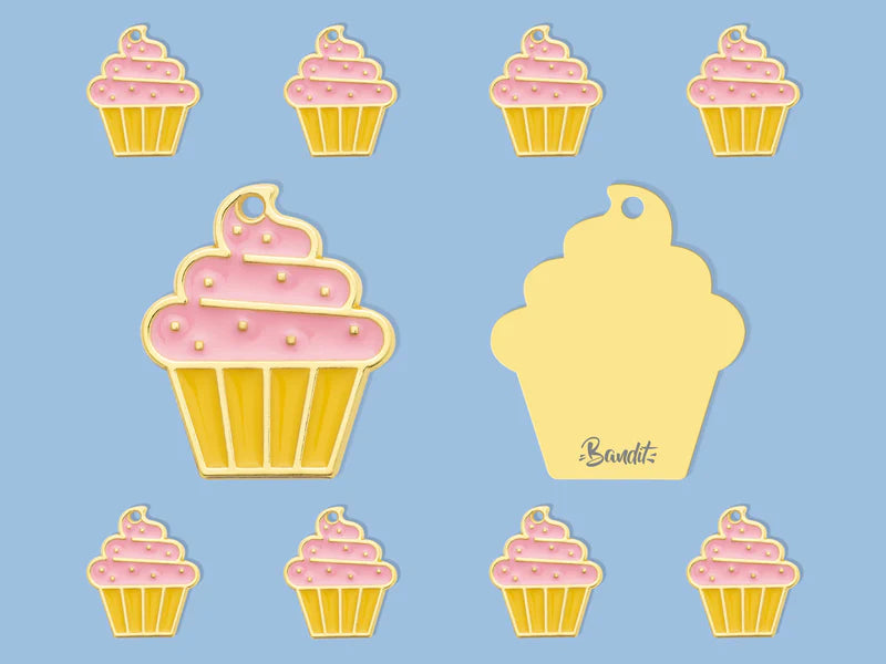 Médaille pour chiens Pug Cake French Bandit