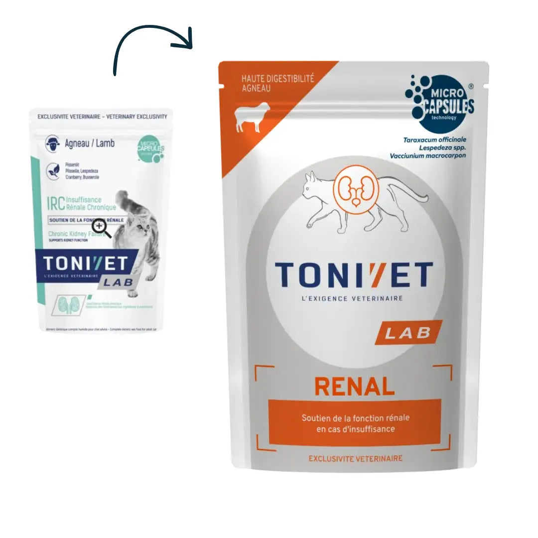 Tonivet LAB Chat Insuffisance Rénale Chronique Agneau