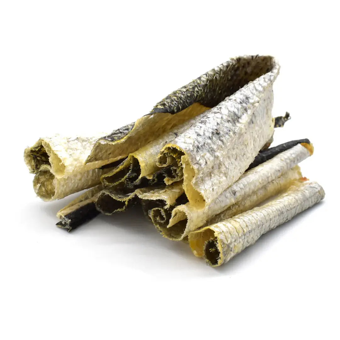 Peaux de saumon séchées pour chien Cernunos