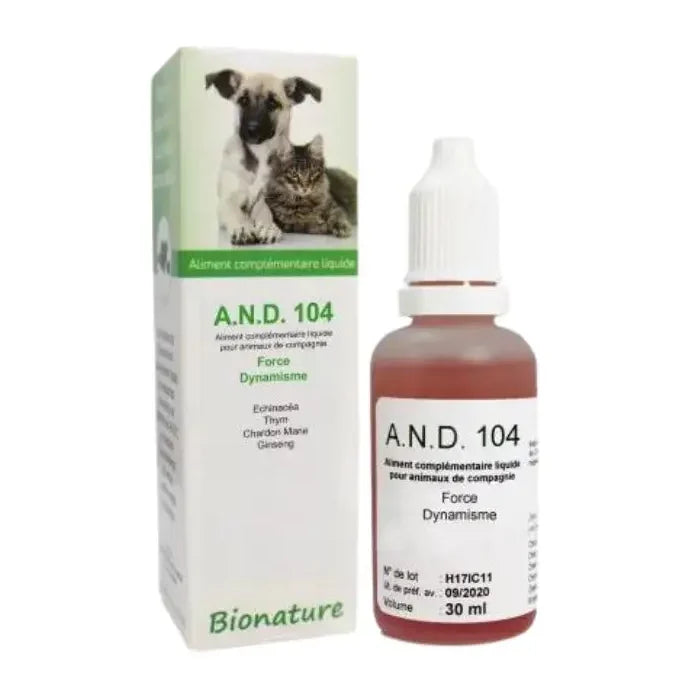 Bionature AND 104 Force et dynamisme chien et chat