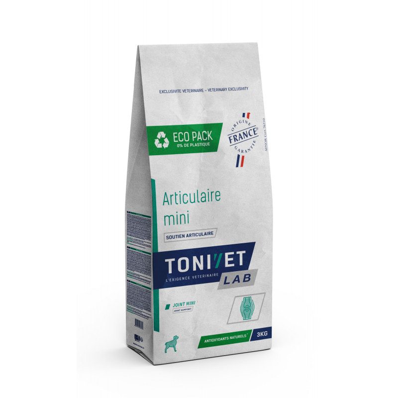 Tonivet Articulaire Mini : Croquettes pour chien de moins de 10 kg avec douleurs articulaires