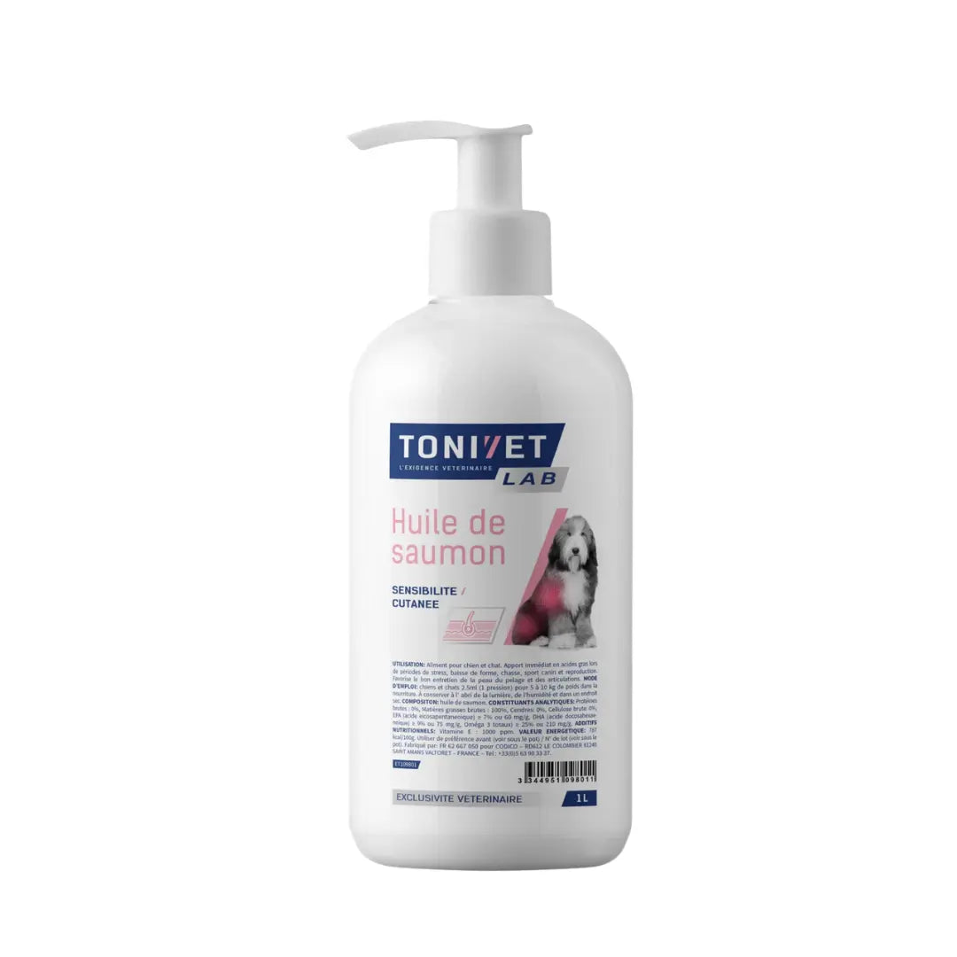 Huile de Saumon Tonivet Chien et Chat