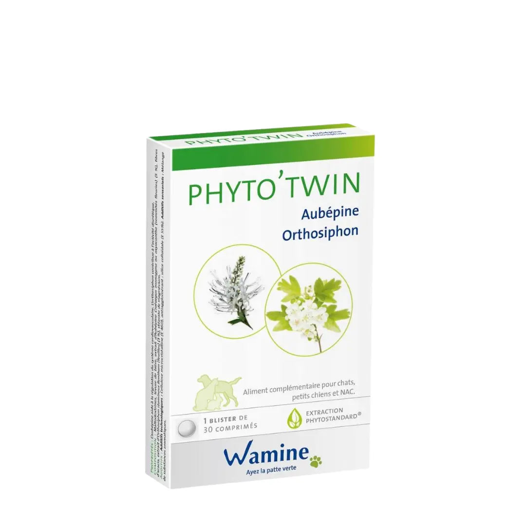 Complément Alimentaire Phyto Twin Aubépine/Orthosiphon Wamine