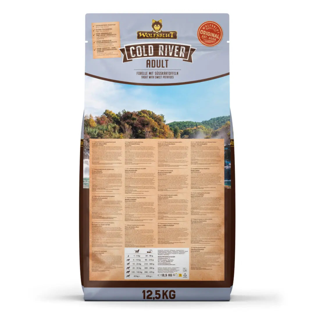 Croquettes chien Wolfsblut - Cold River Adult