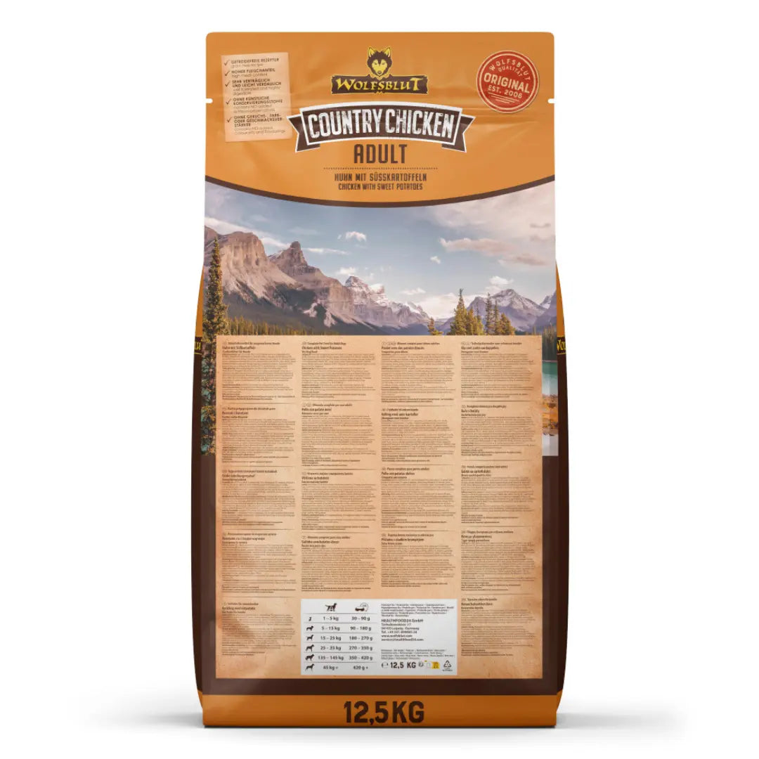 Croquettes chien Wolfsblut - Chicken Country Adulte
