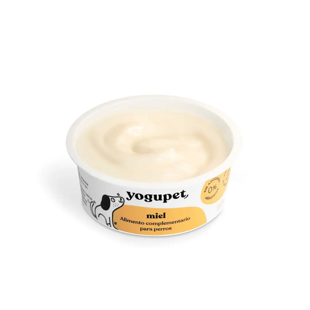 Yaourt pour chien sans lactose au miel Yogupet