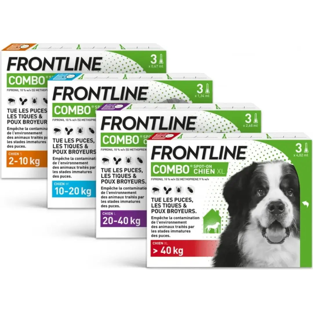 Pipette Frontline Combo Chien contre les puces et les tiques