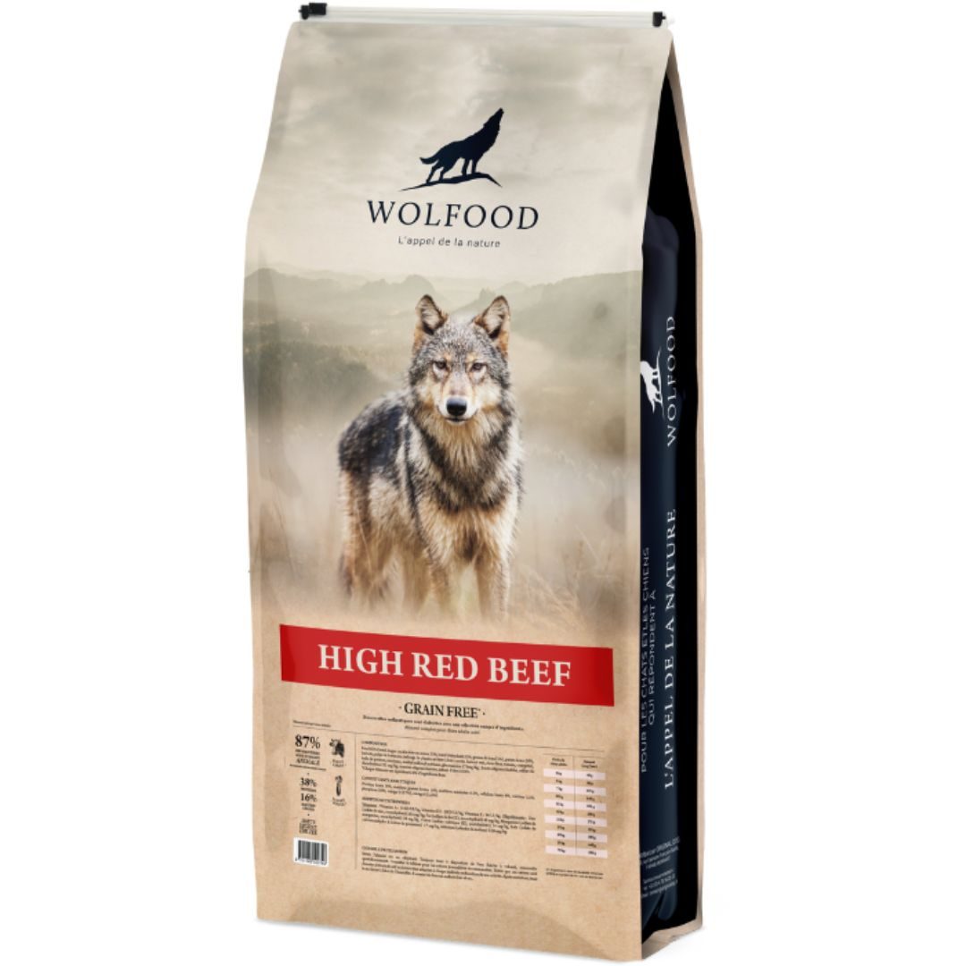 Croquettes Wolfood High Red Beef