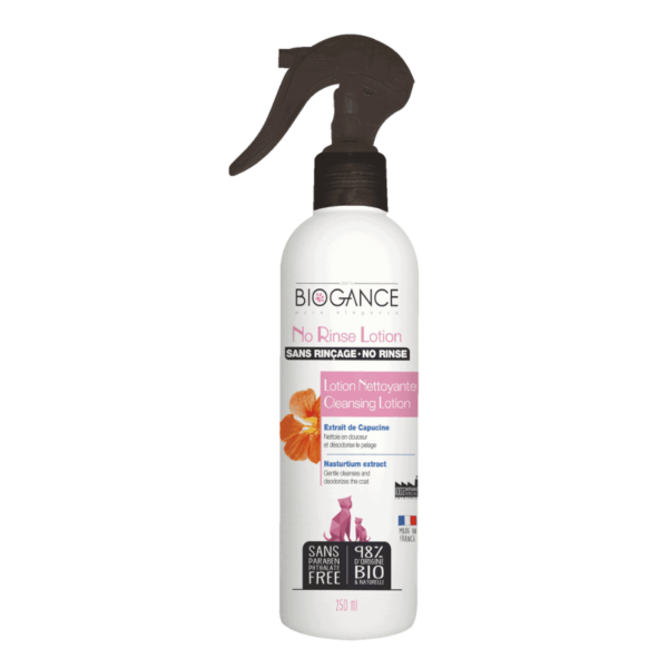 Lotion nettoyante sans rinçage chat Biogance