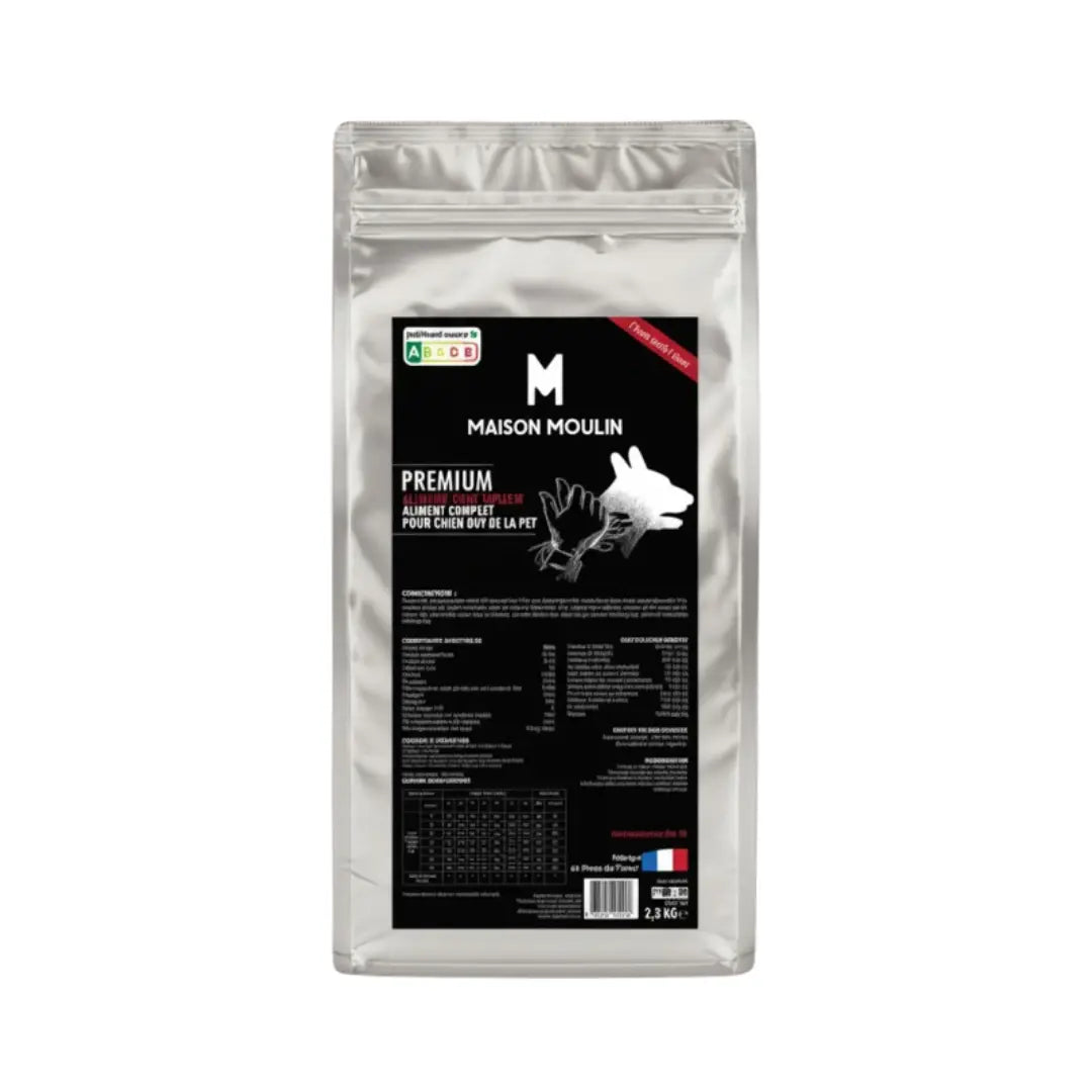 Croquettes Premium Sans Céréales Chien Actif/Chiot Maison Moulin