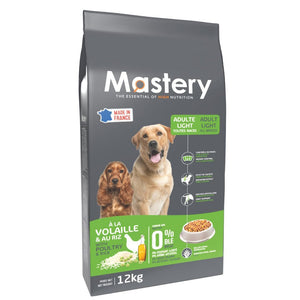 Croquettes Mastery Light Chien Adulte Stérilisé