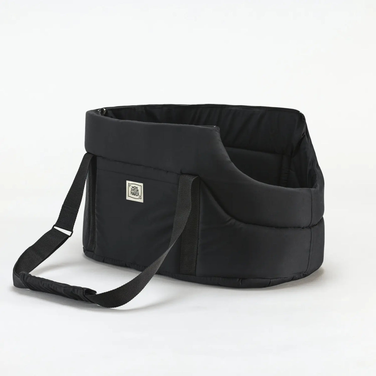 Sac de transport noir pour chien Monsieur Hardi