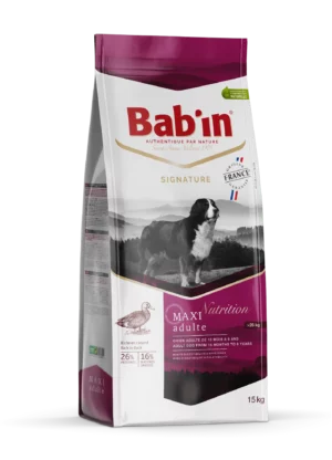 Bab'in Chien Maxi Adulte Gamme Signature Canard