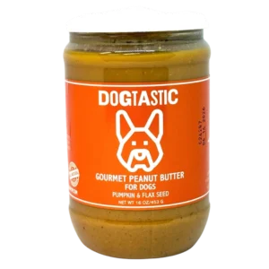 Beurre de cacahuète pour chien - Citrouille et Graine de lin - Dogtastic