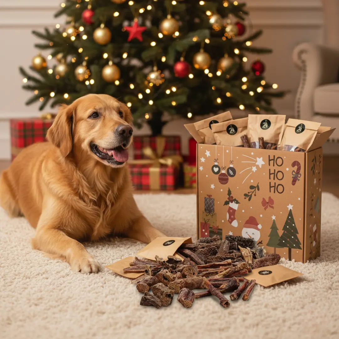Calendrier de l'Avent pour Chien 2025 - Friandises Naturelles Calendrier de l'Avent pour Chien 2025 - Friandises Naturelles