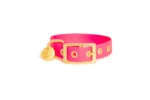 Pop Dog Collier œillets Chien Rose Glouton