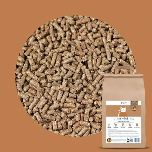 Litière Végétale - Pellets - Chat Jopy Litière Végétale - Pellets - Chat Jopy
