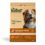 Croquettes au saumon chien actif sans céréales Le Kabo