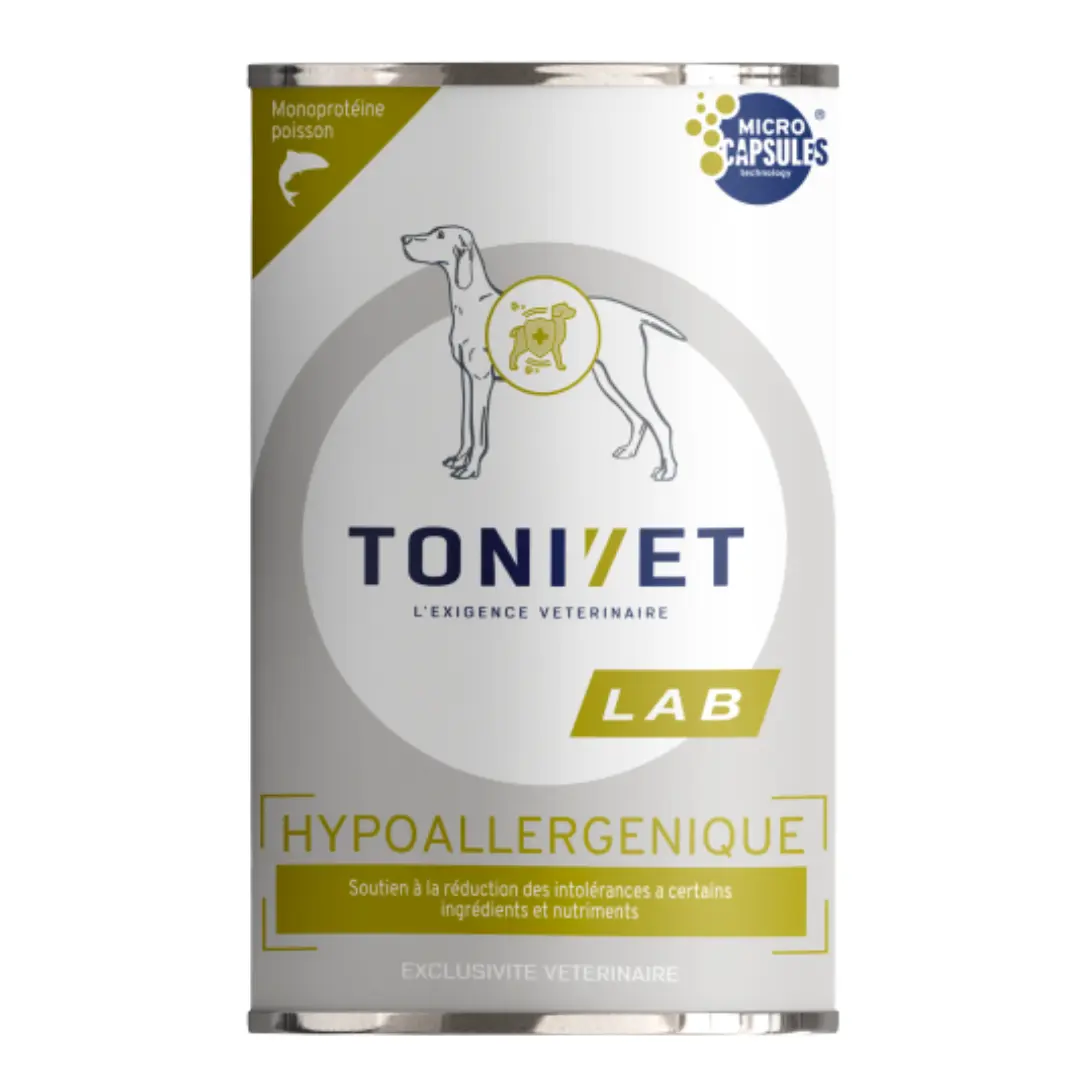 Pâtée Tonivet LAB Chien Hypoallergénique Saumon Pâtée Tonivet LAB Chien Hypoallergénique Saumon