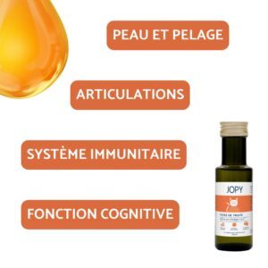 Huile de Truite Omega Plus pour chat Jopy