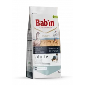 Bab'in Chien Adulte Light Sensitive Poulet Gamme Selective