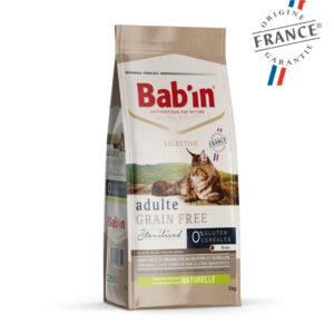 Bab’in Chat Adulte Grain Free Gamme Selective