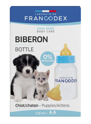 Biberon et tétines pour chiot et chaton Francodex