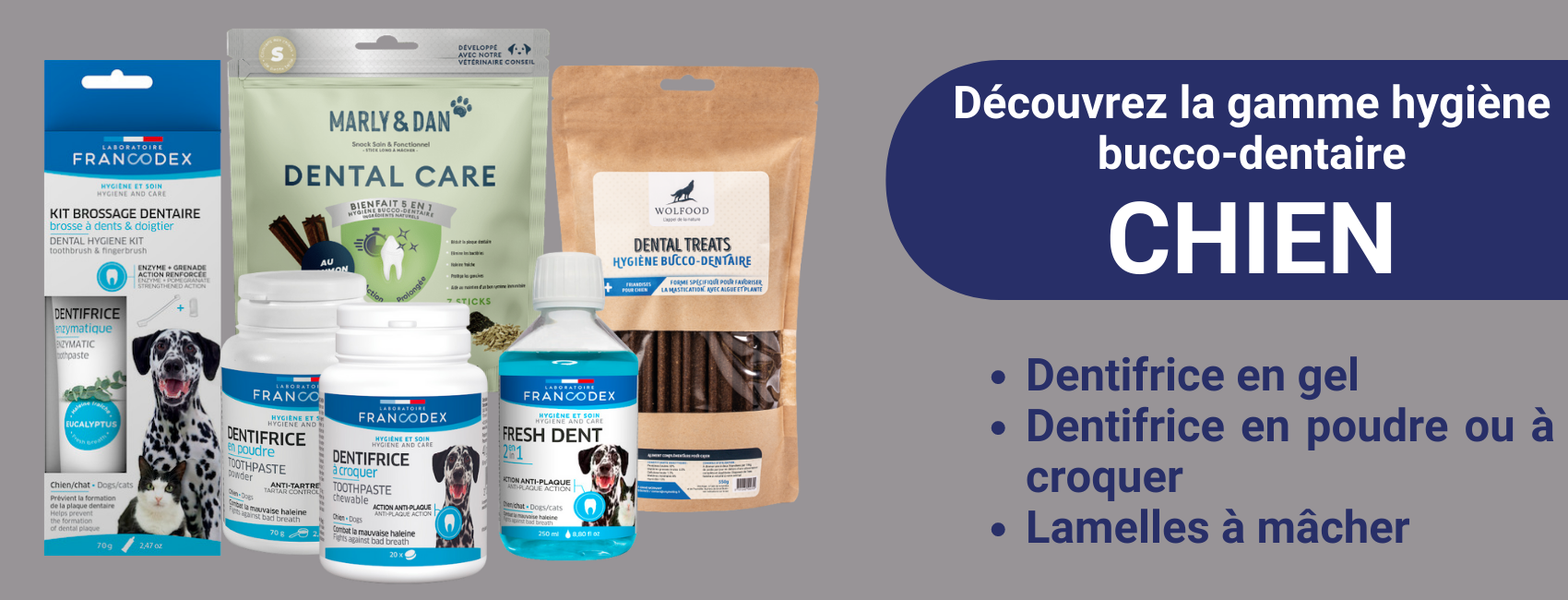 boutique Goodbro produits d'hygiène bucco-dentaire pour chien