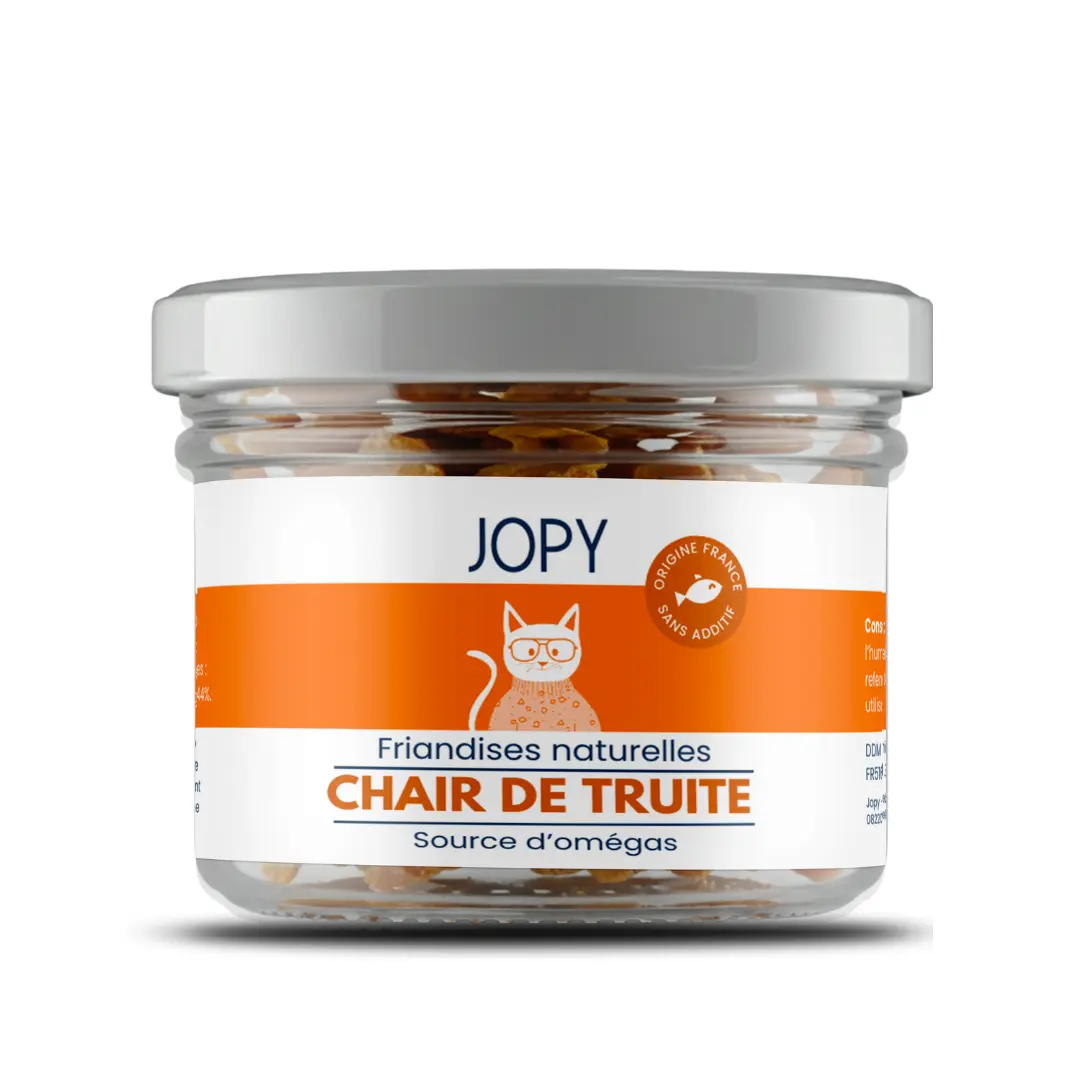 Chair de truite - Friandises Naturelles - Chat Jopy Chair de truite - Friandises Naturelles - Chat Jopy