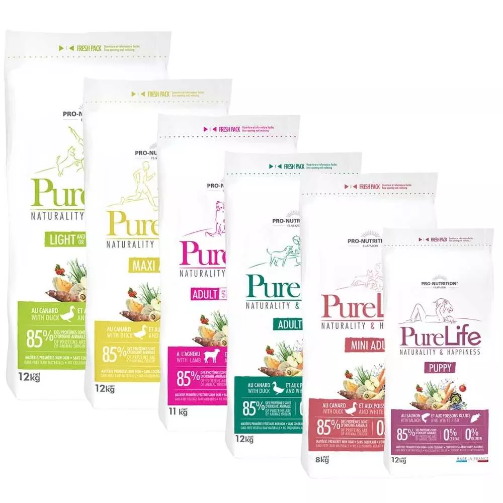 Croquettes Pure Life Chien Light & Stérilisé