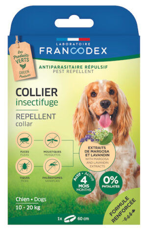 Collier insectifuge chien moyen Francodex