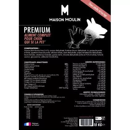 Croquettes saumon pour chien Maison Moulin