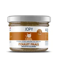 PÂTÉE POUR CHAT ALLÉGÉE AU POULET JOPY