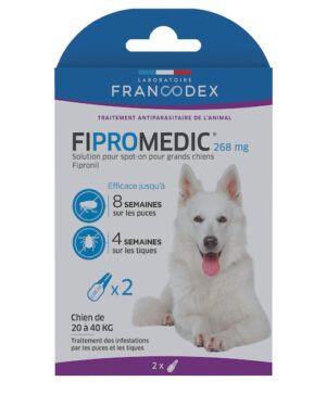 Fipromedic 268 mg - Solution spot-on grand chien Francodex