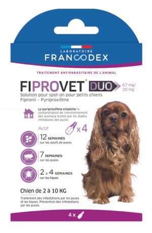 Fiprovet Duo - Solution spot-on petit chien Francodex