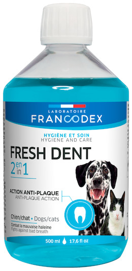 fresh dent chien chat 500 ml francodex