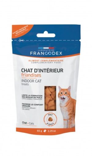 friandises chat intérieur