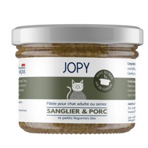 Pâtée pour chat adulte au sanglier Jopy