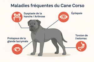 maladies du cane corso impactant son alimentation