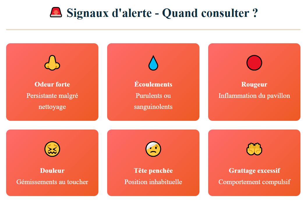 oreilles sales chien : quand consulter ?