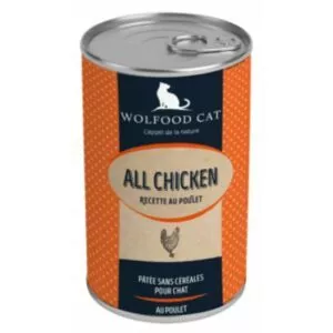 pâtée complète pour chaton wolfood all chicken