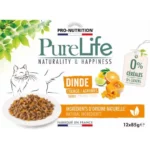 Pâtée Pure Life Chat Dinde sans céréales